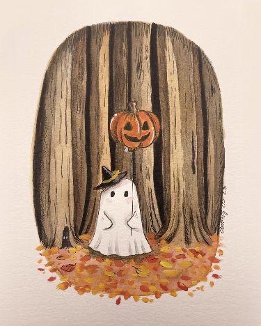 Ghost pumpkin