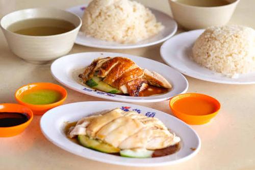 Black n White Chicken Rice