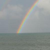 Rainbow in the sea